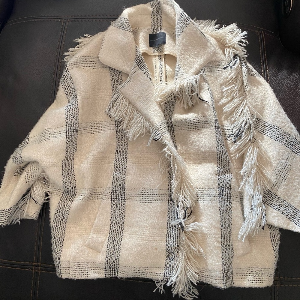 Hotel particular plaid fringe jacket - Picture 4 of 6